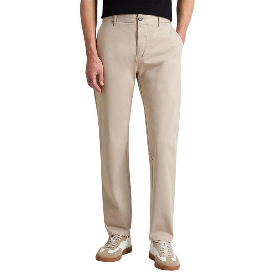 Pantaloni chino in twill di cotone elasticizzato tinti in capo da uomo Woolrich | CFWOTR02421093